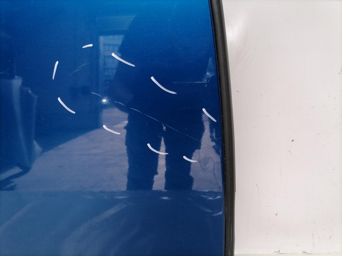 Renault Scenic 3 original T&uuml;r hinten rechts TERNA Blue Extrem Rohbau Bj.2009